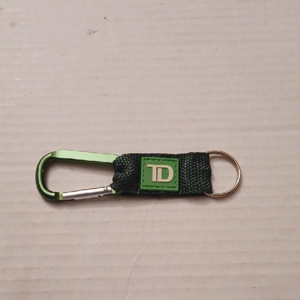 $4 Add-On TD Green Carabiner Keychain